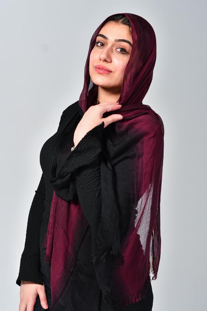 Messy Chiffon Ombre