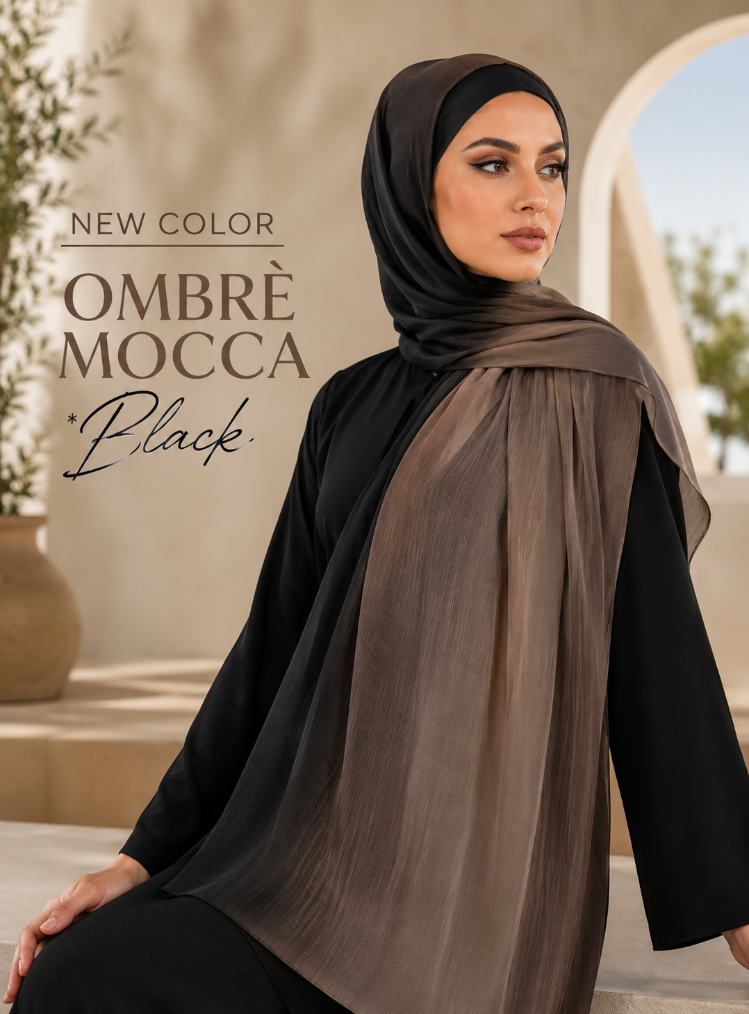 Messy Chiffon Ombre